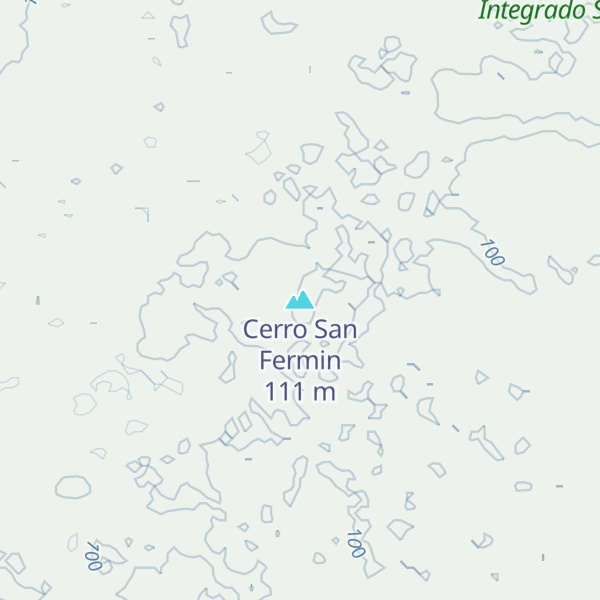 Map of Cerro San Fermin