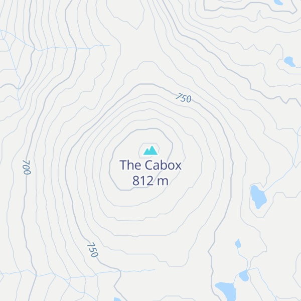 Map of The Cabox