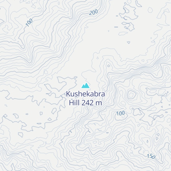 Map of Kushekabra Hill