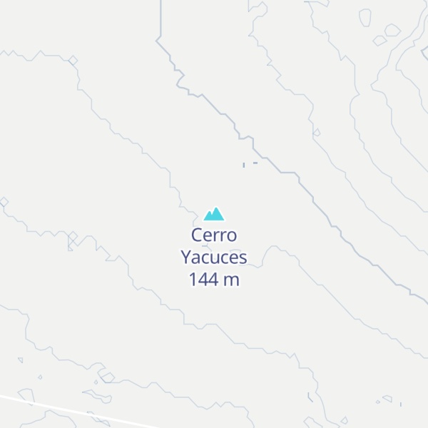 Map of Cerro Yacuces