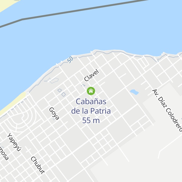 Map of Cabañas de la Patria