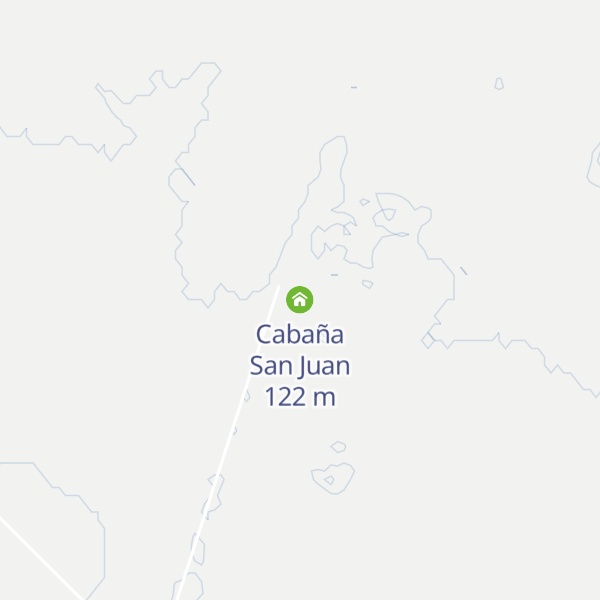 Map of Cabaña San Juan