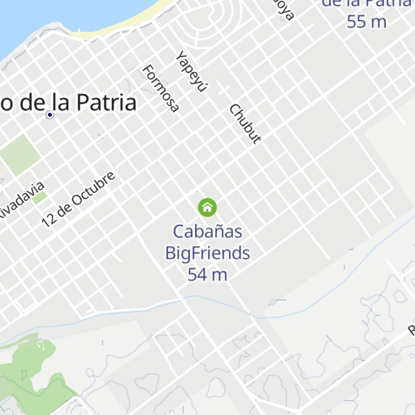 Map of Cabañas BigFriends