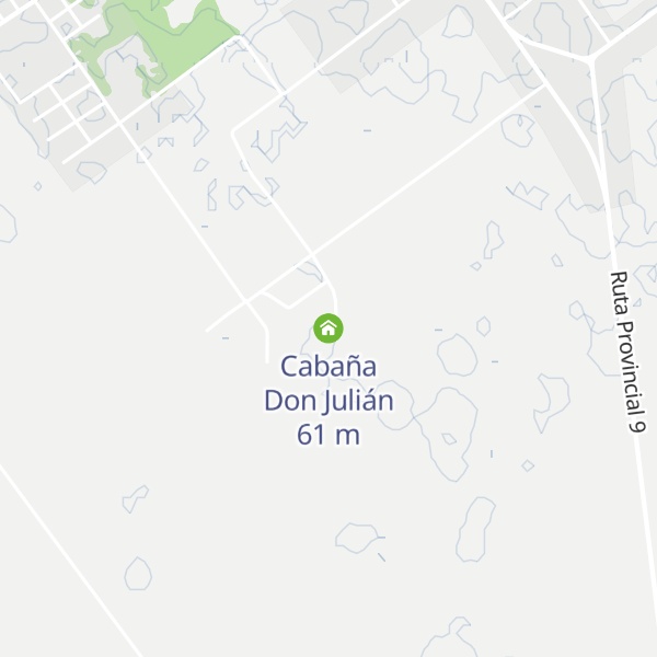 Map of Cabaña Don Julián