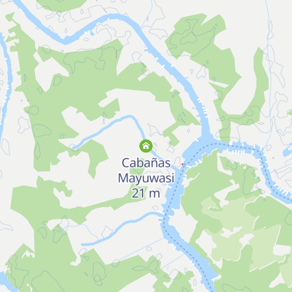 Map of Cabañas Mayuwasi