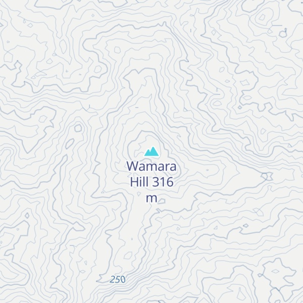 Map of Wamara Hill