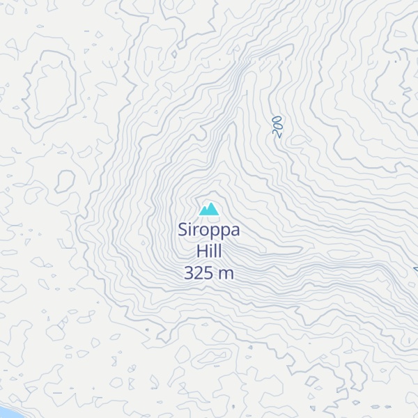 Map of Siroppa Hill