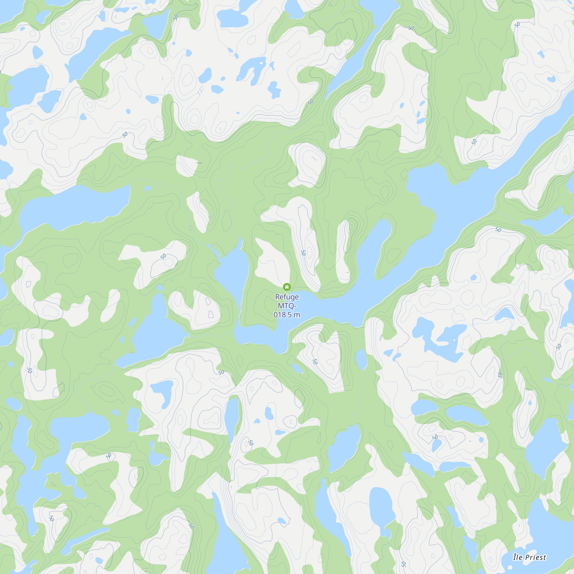 Refuge MTQ-018 map