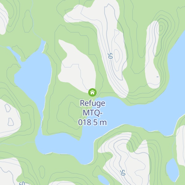 Map of Refuge MTQ-018