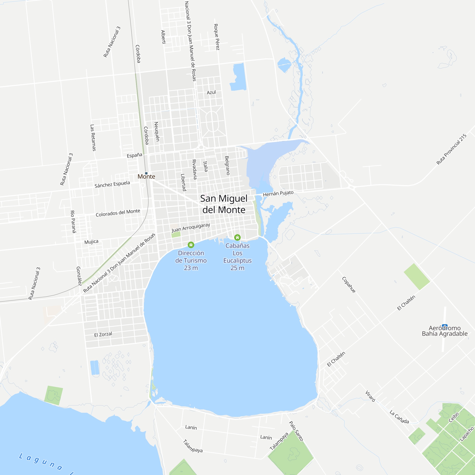 Cabañas Los Eucaliptus map