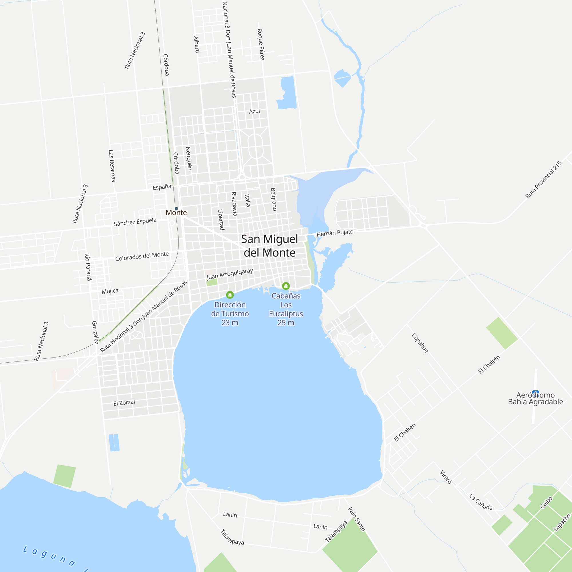 Cabañas Los Eucaliptus map