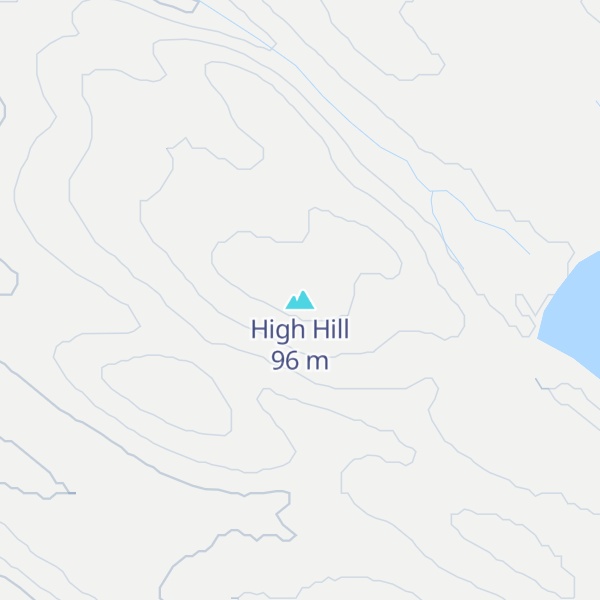 Map of High Hill