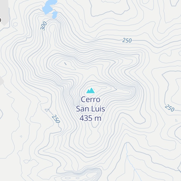 Map of Cerro San Luis