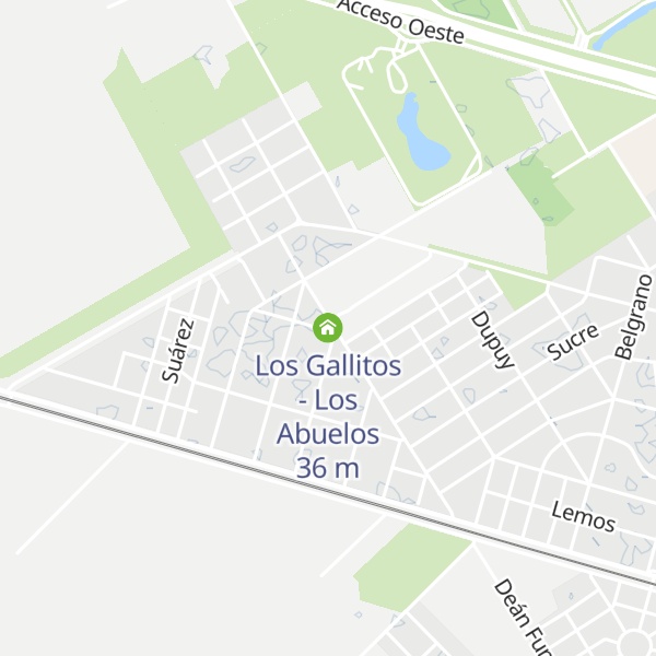 Map of Los Gallitos - Los Abuelos