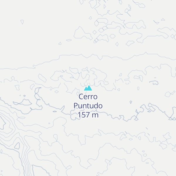 Map of Cerro Puntudo
