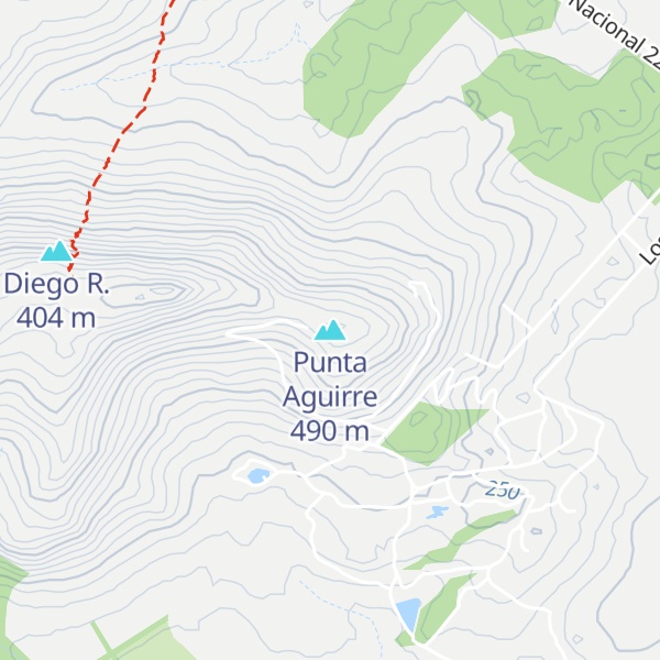 Map of Punta Aguirre