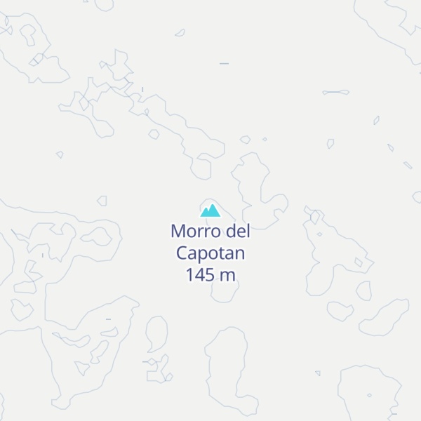 Map of Morro del Capotan