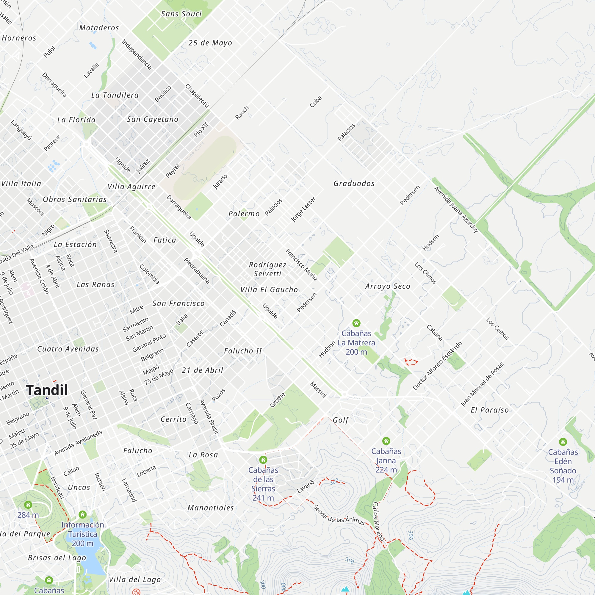 Cabañas "El Edén" map