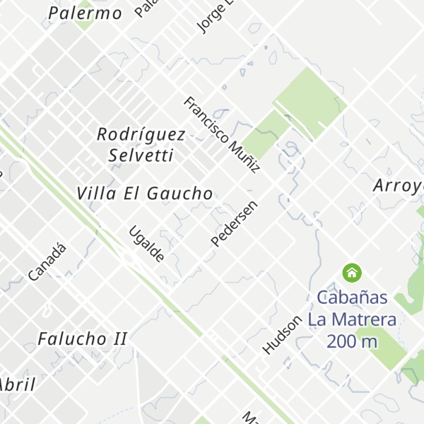 Map of Cabañas "El Edén"