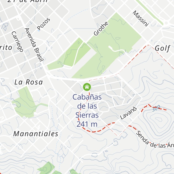Map of Cabañas de las Sierras