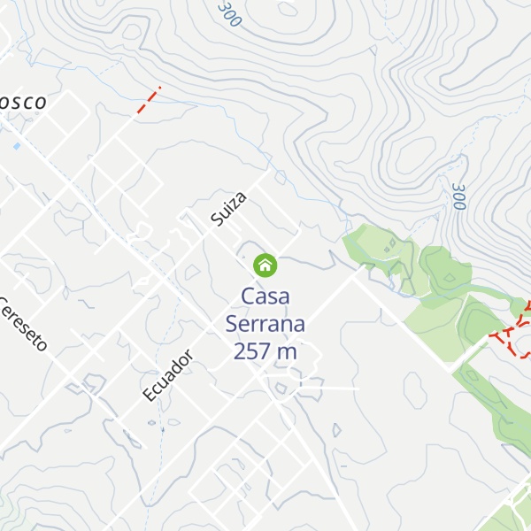 Map of Casa Serrana