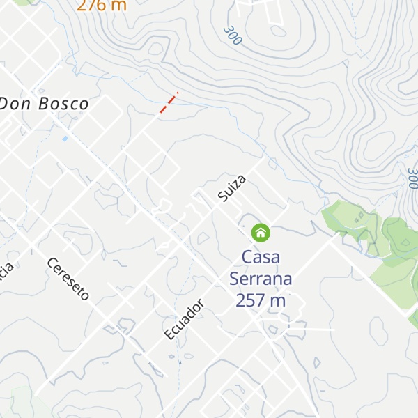 Map of Cabañas La Candelaria, 3 rocas