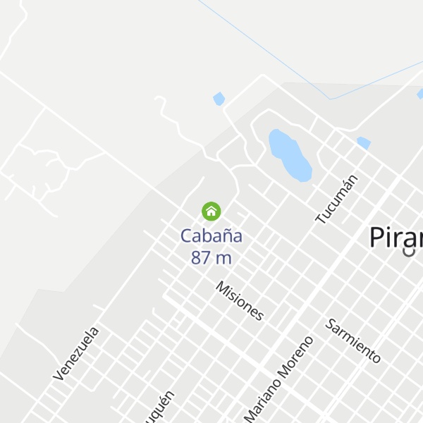 Map of Cabaña