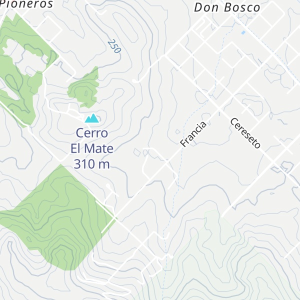 Map of Cabañas Las Dinas Entresierras