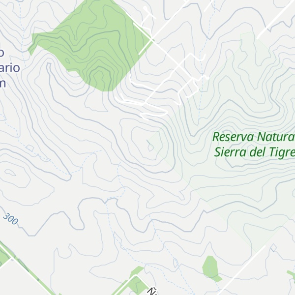 Map of Sierra del Tigre