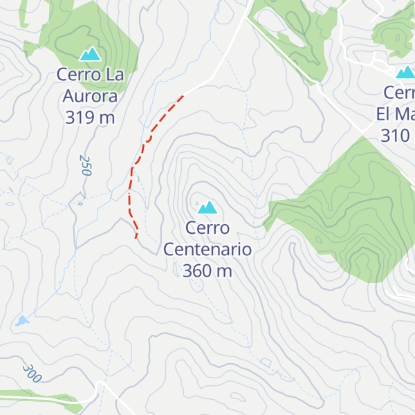 Map of Cerro Centenario