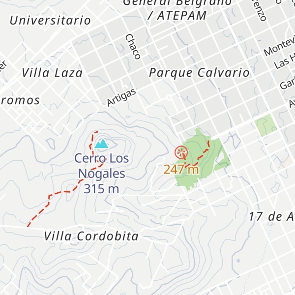Map of Monte Calvario