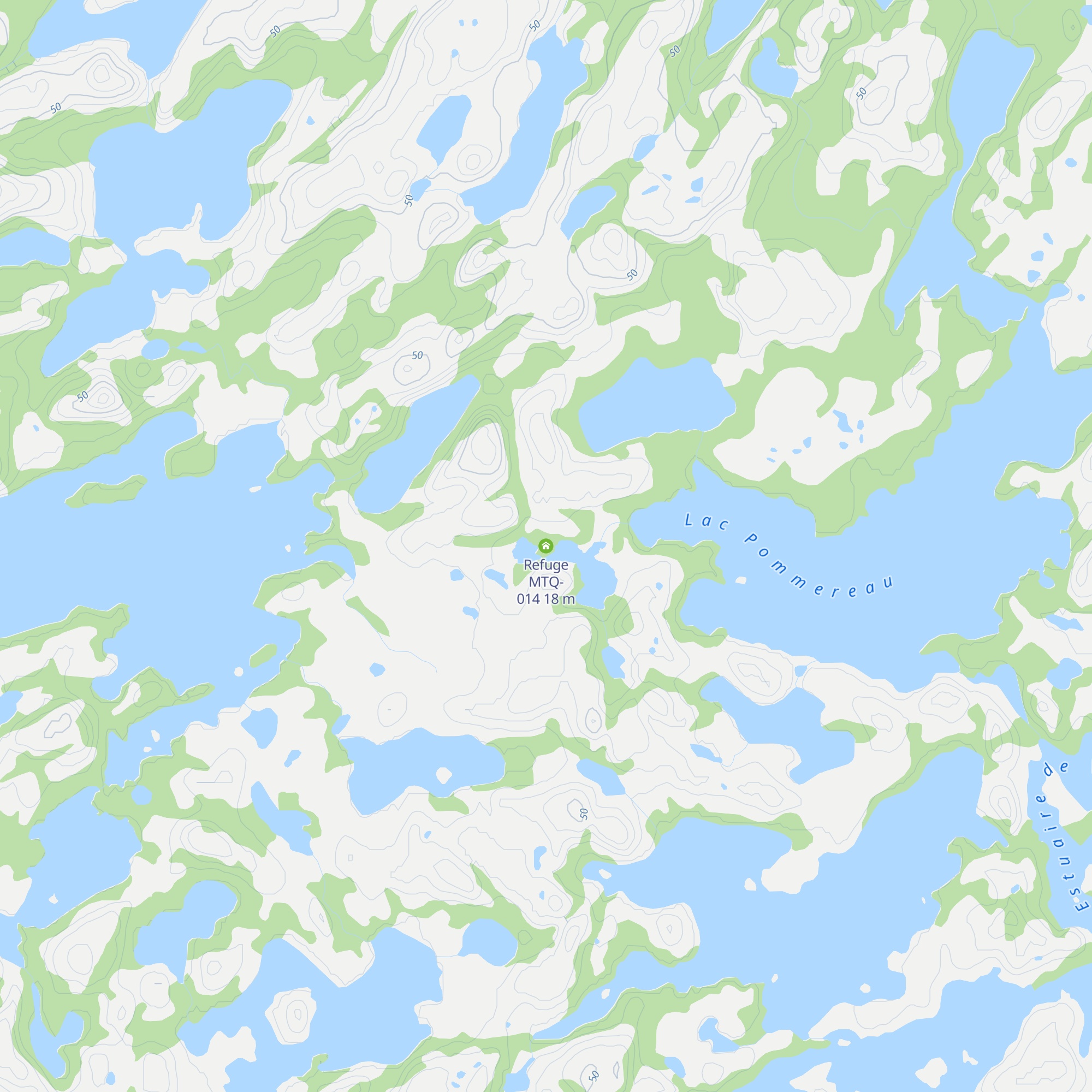 Refuge MTQ-014 map