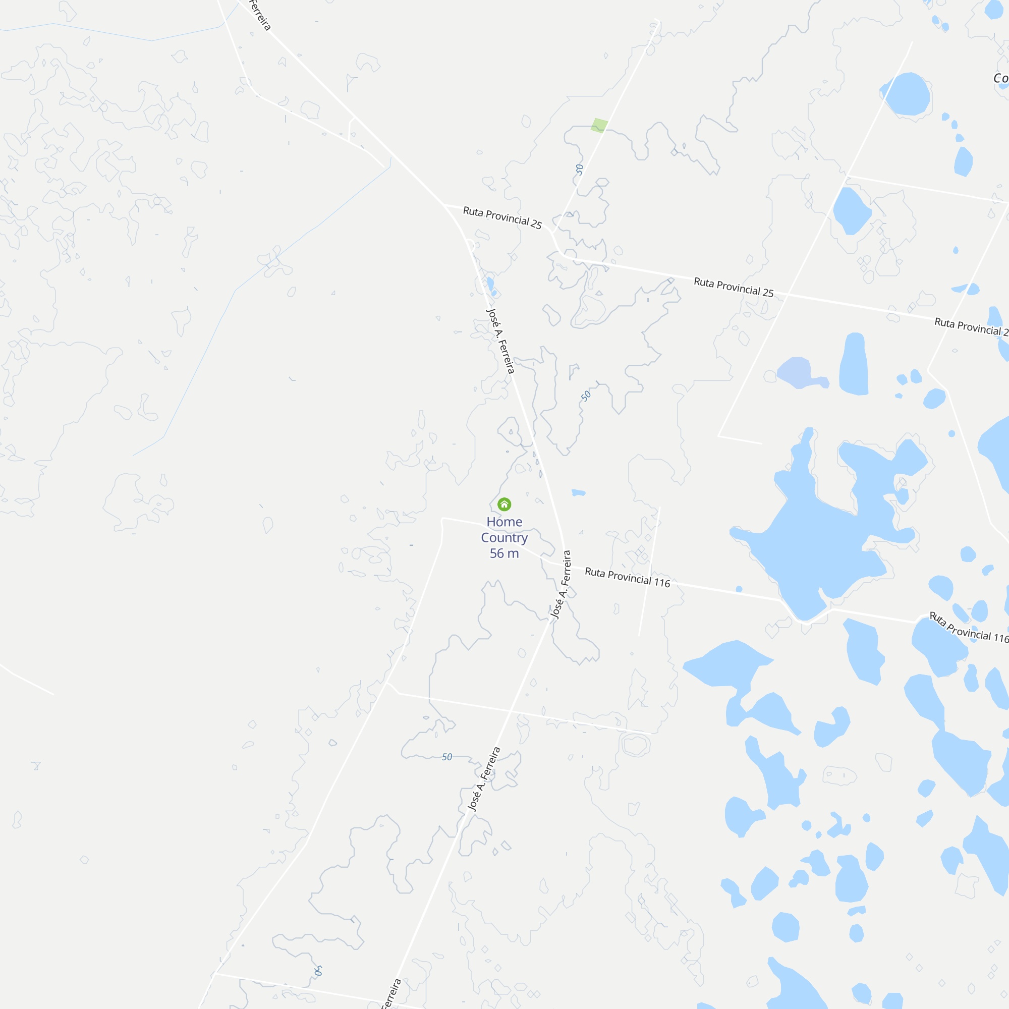 Home Country map