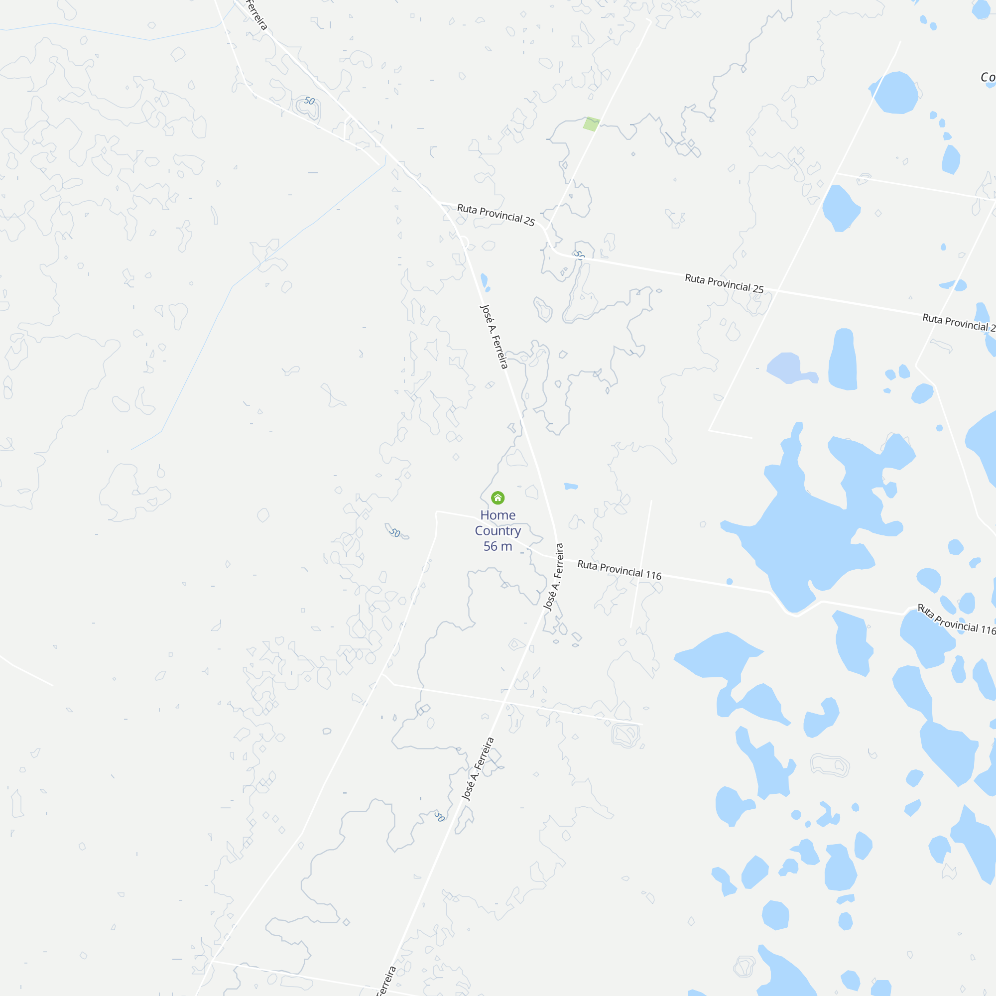 Home Country map