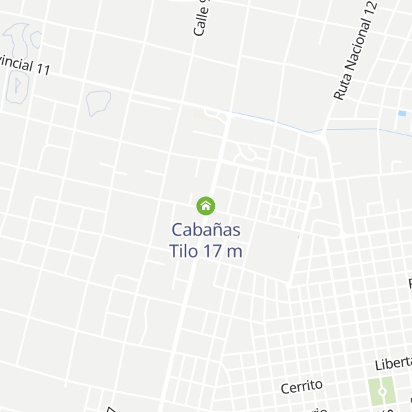 Map of Cabañas Tilo