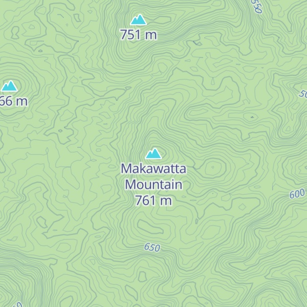 Map of Makawatta Mountain