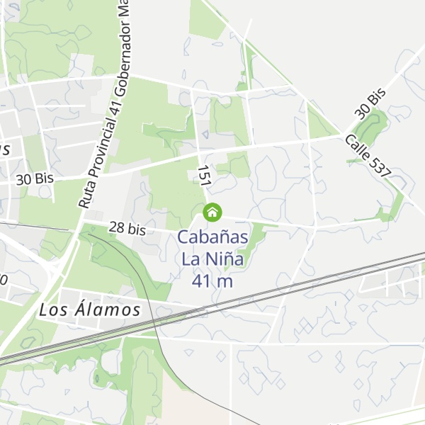 Map of Cabañas La Niña