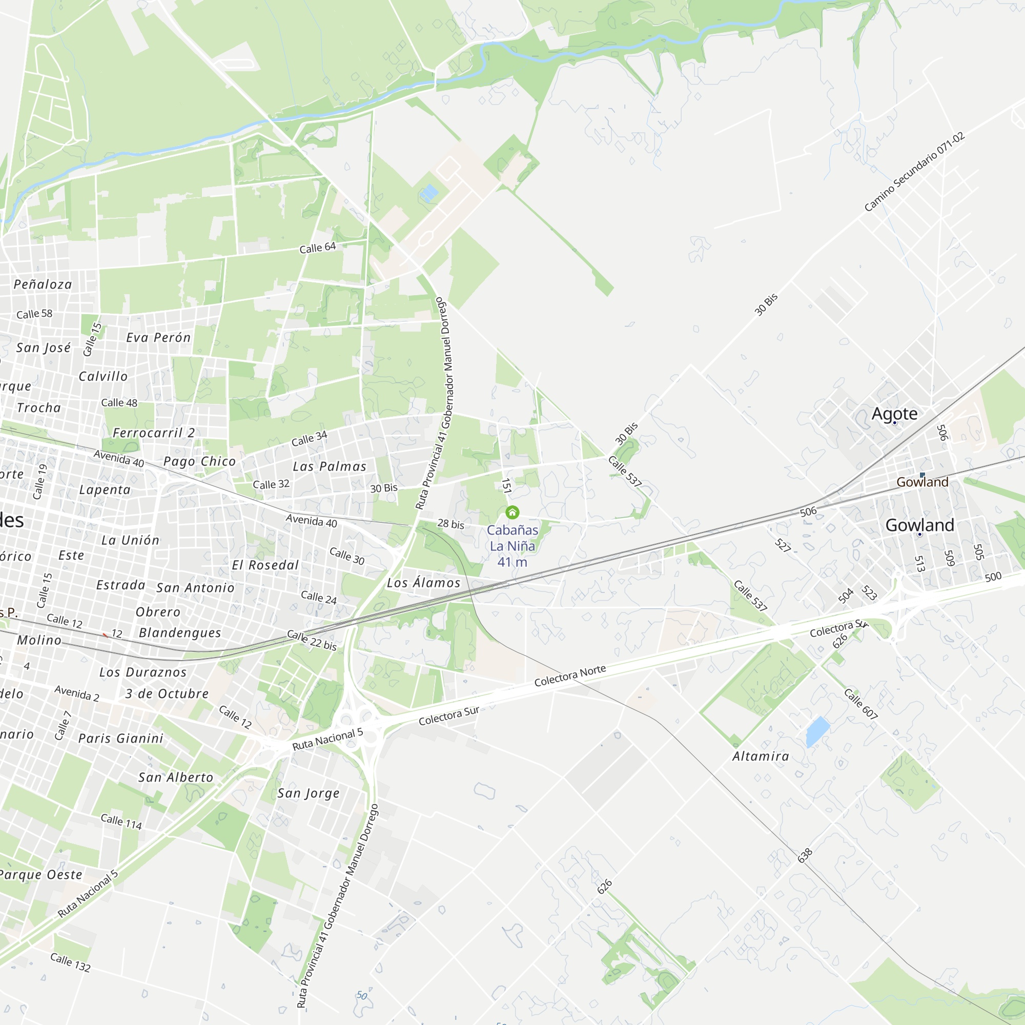 Cabañas La Niña map