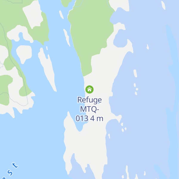 Map of Refuge MTQ-013