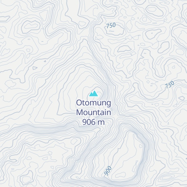 Map of Otomung Mountain