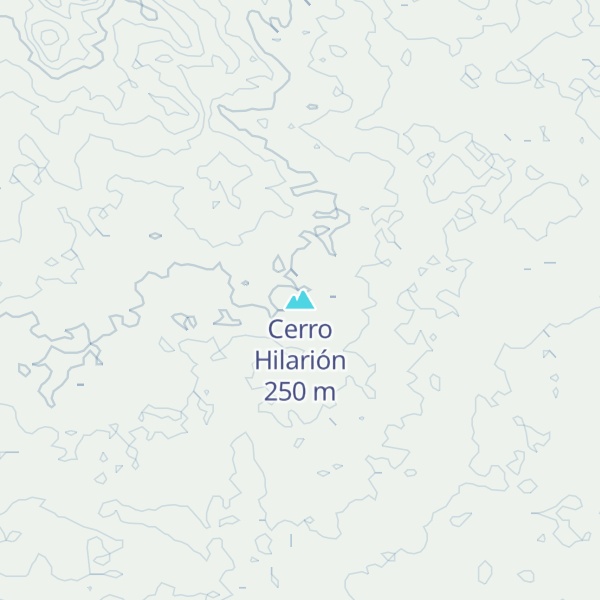 Map of Cerro Hilarión
