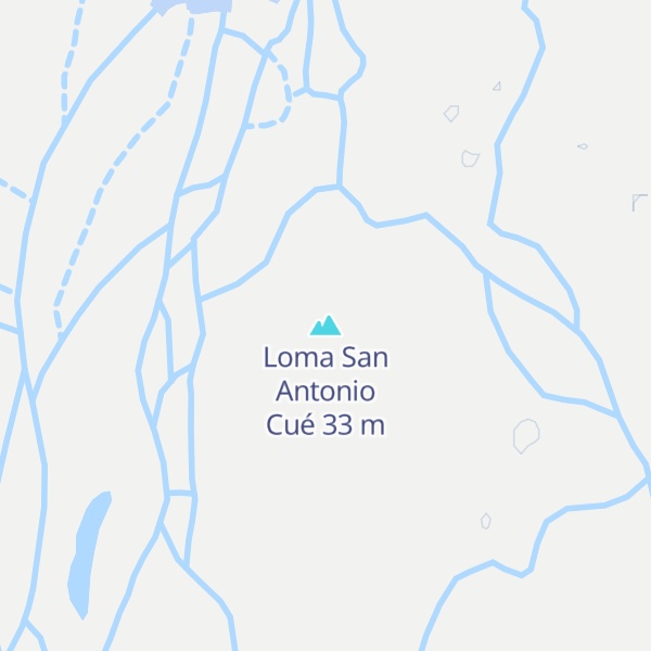 Map of Loma San Antonio Cué