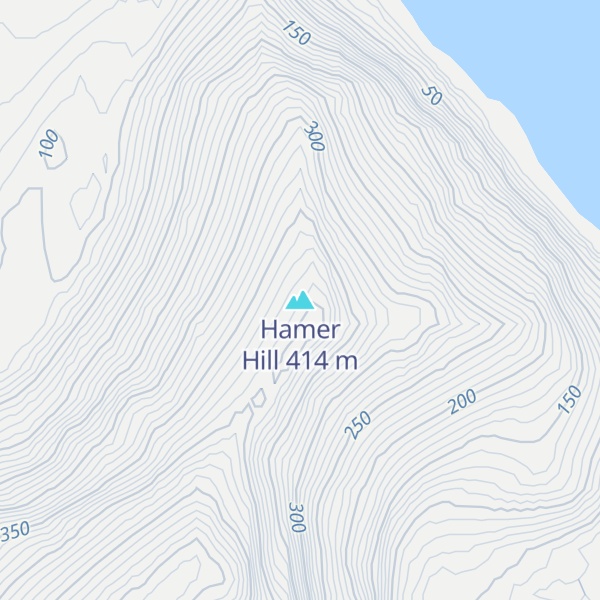 Map of Hamer Hill