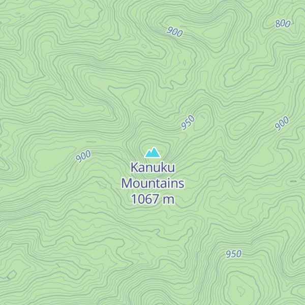Map of Kanuku Mountains