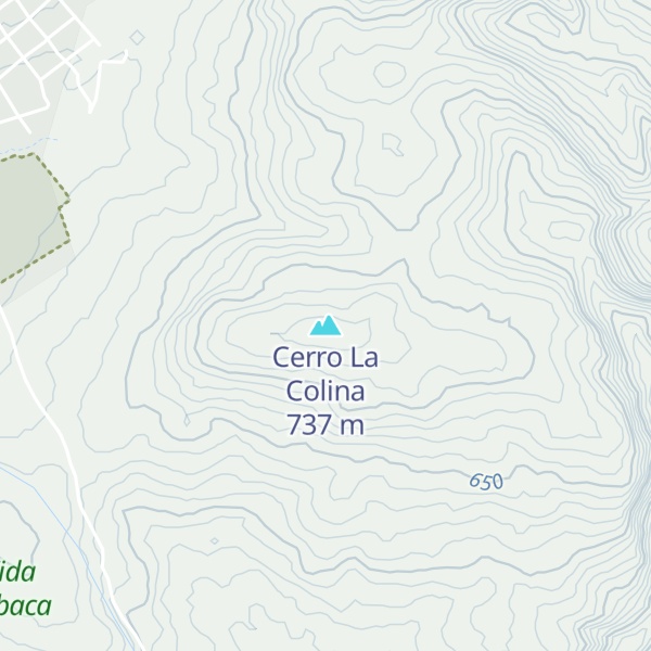 Map of Cerro La Colina