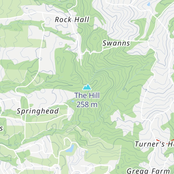 Map of The Hill