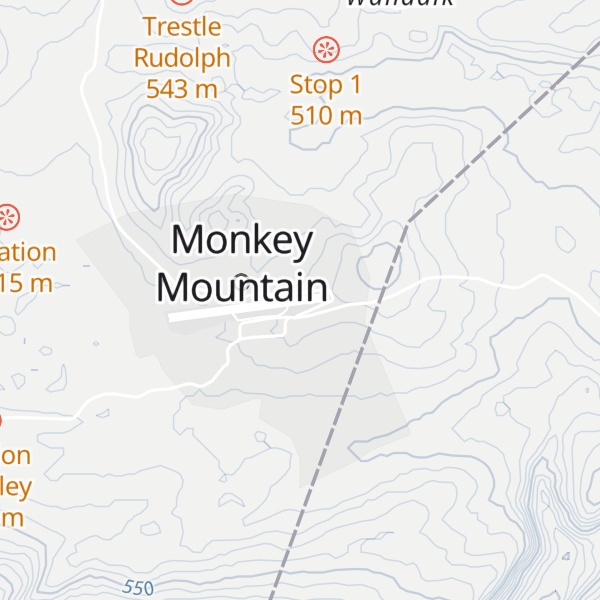 Map of Monkey Mountain