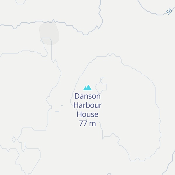 Map of Danson Harbour House