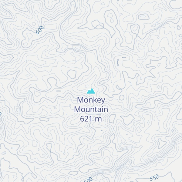 Map of Monkey Mountain