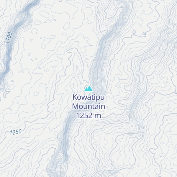 Map of Kowatipu Mountain
